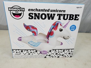 lot 47 image: New Large Enchanted Unicorn Snow Tube