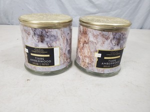 lot 53 image: 2 New CandleLite Woodwick Candles
