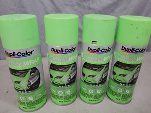 lot 67 image: 4 New Cans Custom Wrap  Plasti Dip Removable Paint