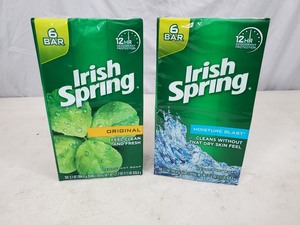 lot 72 image: 12 New Bars of Irish Spring Soap