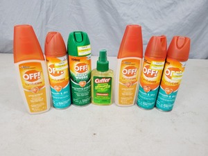 lot 104 image: 7 New Bottles of Bug Spray