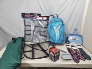 lot 127 image: New and Preowned Camping, Mens Clothing, and More