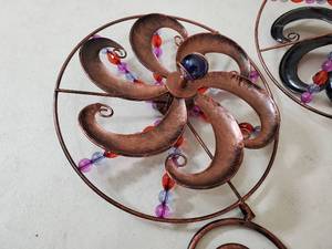 lot 32 image: Pair of New Garden Wind Spinners