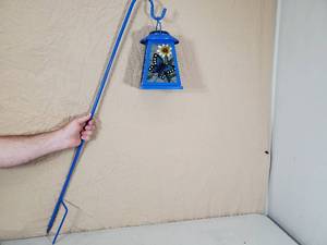 lot 35 image: New Solar Lantern with Shepherd Hook