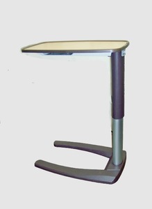 lot 5 image: MSRP $800 Award Winning Stryker Trufit Overbed Table With Vanity Mirror - Good Condition