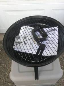 Bubba Burger Outdoor Charcoal BBQ Barbecue Portable Collapsible Picnic Camping Grounds Grill - Appears Never Used