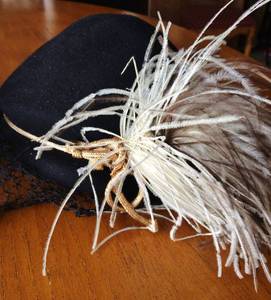 TWO FABULOUS VINTAGE HATS WITH ORIGINAL HAT BOXES - BOXES ARE CRUMPLE BUT HATS ARE GREAT AND WILL LOOK AMAZING ON NOLLA &amp FRIENDS