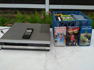 Zenith VCR and VHS Tapes