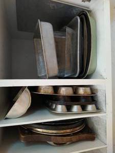 Collection Of Cookware And Kitchen