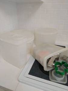 Collection Of Large Vintage Tupperware