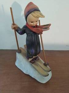 Goebel Hummel Skier Boy Figurine