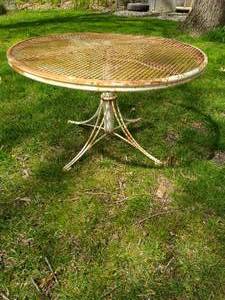 Metal Patio Table