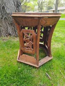 Wood End Table