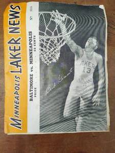 1950 Minneapolis Lakers News Magazine