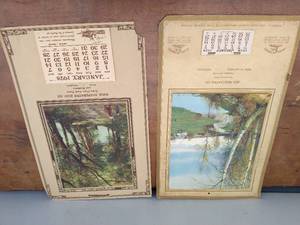 Two Vintage Calendars