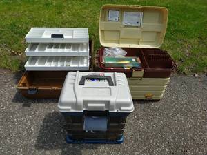 Three Tackleboxes with Contents