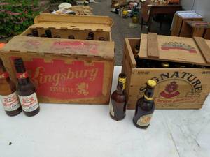 Two Boxes of Beer Bottles