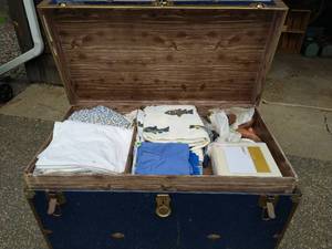 Metal Chest and Contents