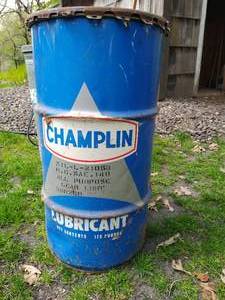 Champlin Oil Barrel and Misc. Tools