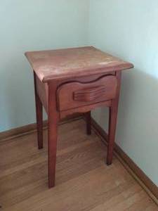 Wood End Table
