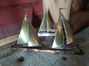 MCM Sailboat Wall art