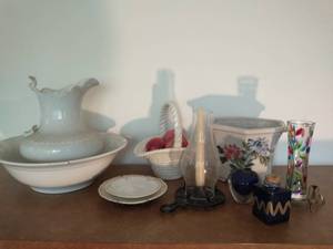 Collection Of Dcor And Dishes