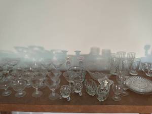 Collection Of Crystal And Glassware