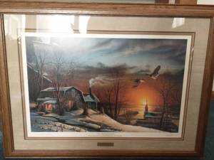 Framed Terry Redlin The Sharing Season