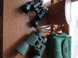 Two Binoculars With Cases