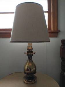 Brass Or Similar Material Lamp