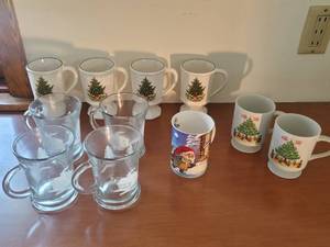 Collection Of Christmas Mugs