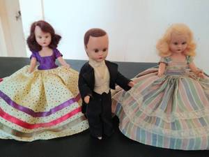 lot 111 image: Three Storybook Dolls