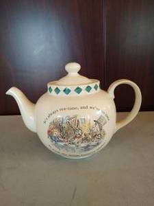 lot 95 image: The Mad Hatters Tea Party Tea Pot
