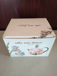 lot 215 image: Edie Rose Home Hydrangea Collection Tea pot