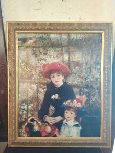 lot 277 image: Gold framed artwork