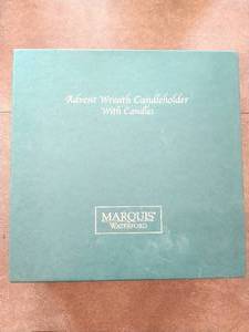 lot 365 image: Marquis Waterford Advent Wreath Candle Holder