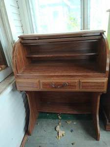lot 397 image: Roll Top Desk