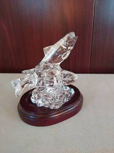 lot 51 image: Princess House Exclusive- Crystal Trout with Base