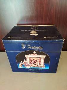 lot 89 image: Fontanini Lighted Column Nativity Scene
