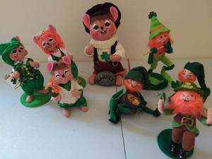 lot 173 image: Annalee St. Patricks Day Themed Set