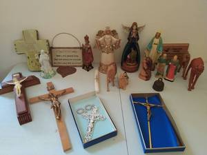 lot 179 image: Collection Of Religious Dcor