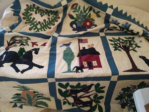 lot 187 image: Collection of Assorted Linens, Quilt