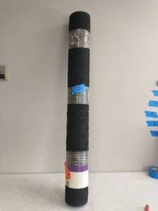 lot 2 image: TRAFFIC MASTERS Black 48 in. x 72 in. Recycled Rubber Commercial Door Mat