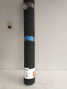 lot 3 image: TRAFFIC MASTERS Black 48 in. x 72 in. Recycled Rubber Commercial Door Mat