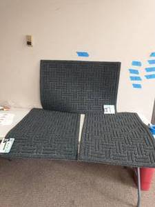 lot 5 image: 3 TRAFFIC MASTER DARK GREY 24 in. x 36 in. Door Mat