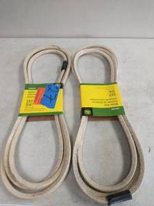 lot 27 image: 2 JOHN DEER 54 in. Mower Deck Drive Belt