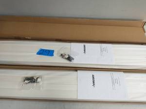 lot 29 image: 2 HUSKY 8 in. x 50 in. Slat Wall 2-Panel Pack with Trim