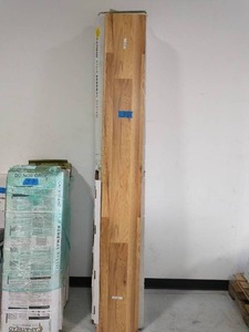 lot 38 image: 5 CAP A THREAD Haley Oak 94 in. Length x 12-18 in. Deep x 1-1116 in. Height Laminate to Cover Stairs 1 in. Thick