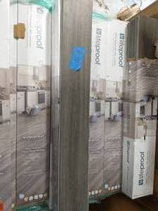 lot 45 image: 38 CASES LIFE PROOF Berkeley 7 mm T x 5.12 in. W x 36.22 in. L Waterproof Engineered Click Bamboo Flooring (15.45 sq. ft.case)