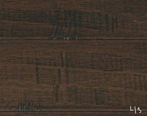 lot 43 image: HOME DECORATORS COLLECTION Hand Scraped Strand Woven Wellington 38 in. T x 5-18 in. W x 36 in. L Engineered Click Bamboo Flooring
